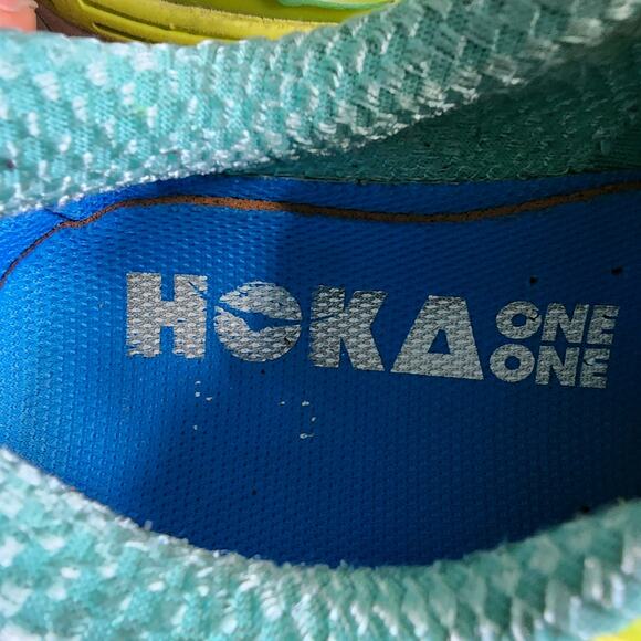 Hoka One One Conquest 2 Low Sz 8 Womens 009498 Green Synthetic Running Sneakers - Picture 9 of 9